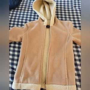Beige teddy jacket